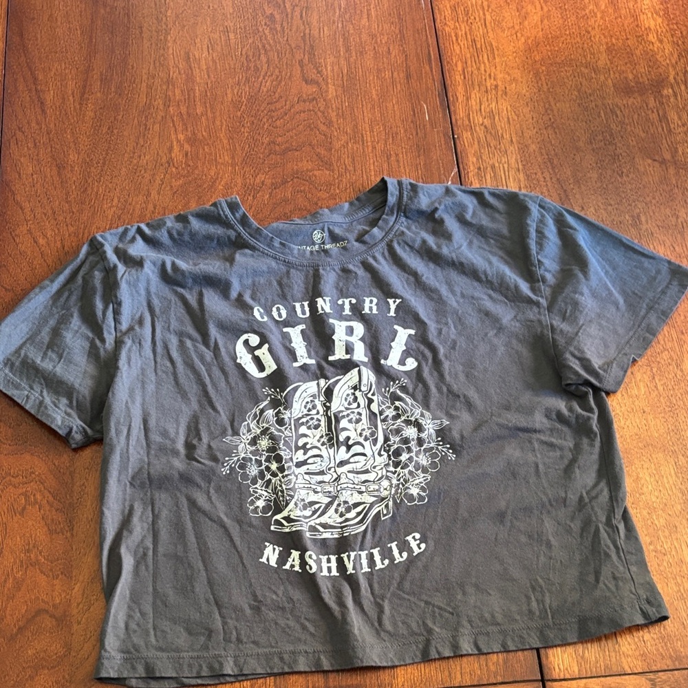 Nashville Kids Gray Graphic Tee